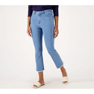 Studio Park Women's Pants Sz 28 Tall x Amy Stran All The Time Denim Blue A586178